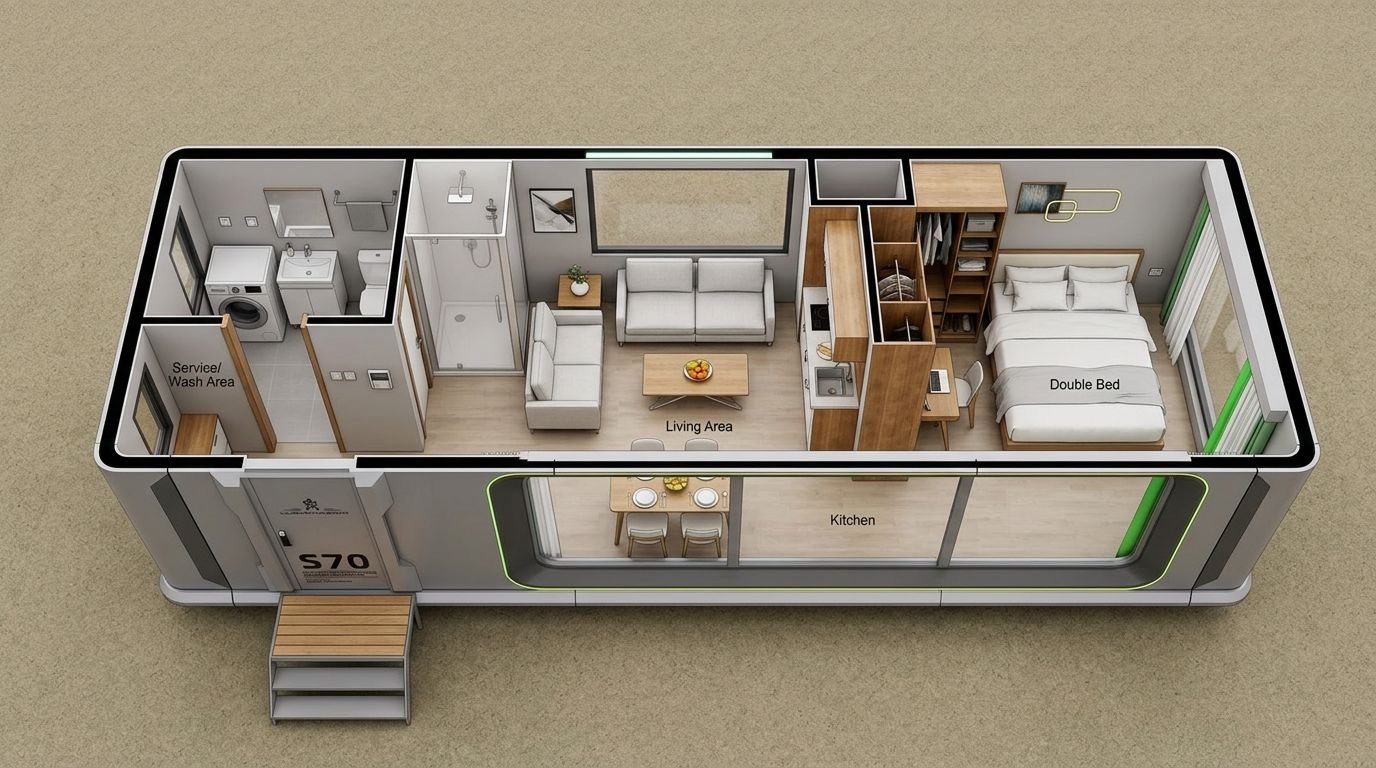Capsule Spatiale floor plan